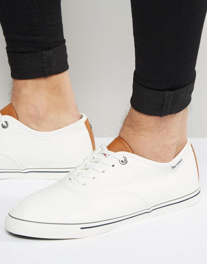 Ben Sherman Teni Oxford White - White