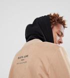 Sixth June Logo Bomber In Stone Faux Suede Exclusive To Asos - Stone