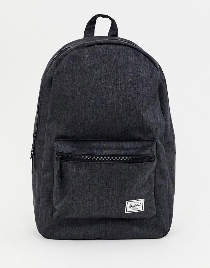 Herschel Supply Co Settlement Black Crosshatch Backpack 23l - Black