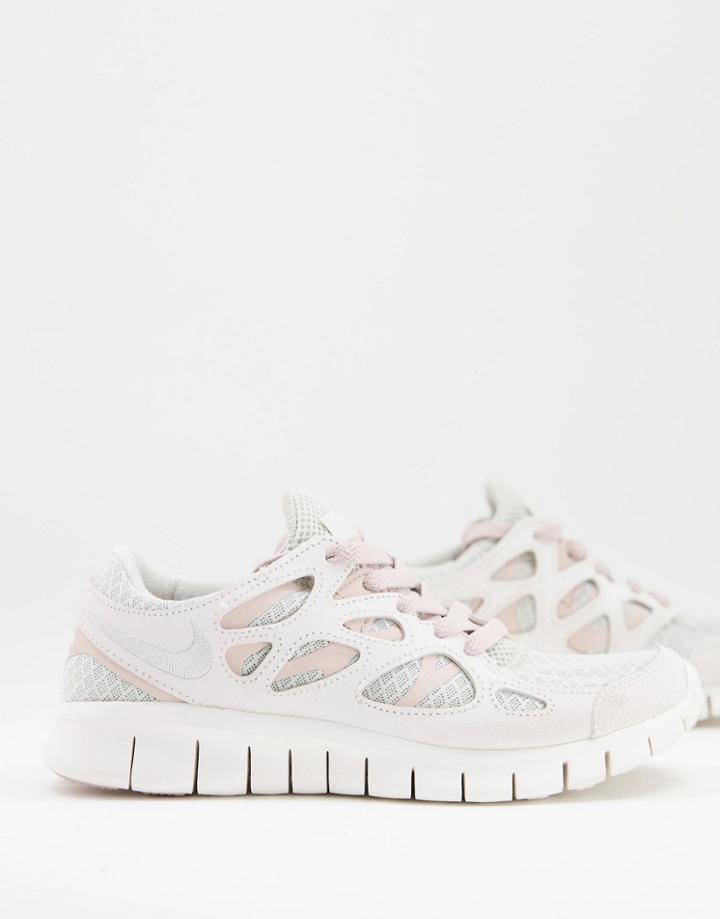 Nike Free Run 2 Sneakers In Light Bone/fossil Stone-neutral