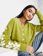 Levi's Audrey Cozy Cardigan In Green