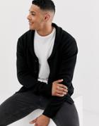 French Connection Shawl Collar Chunky Cardigan-navy