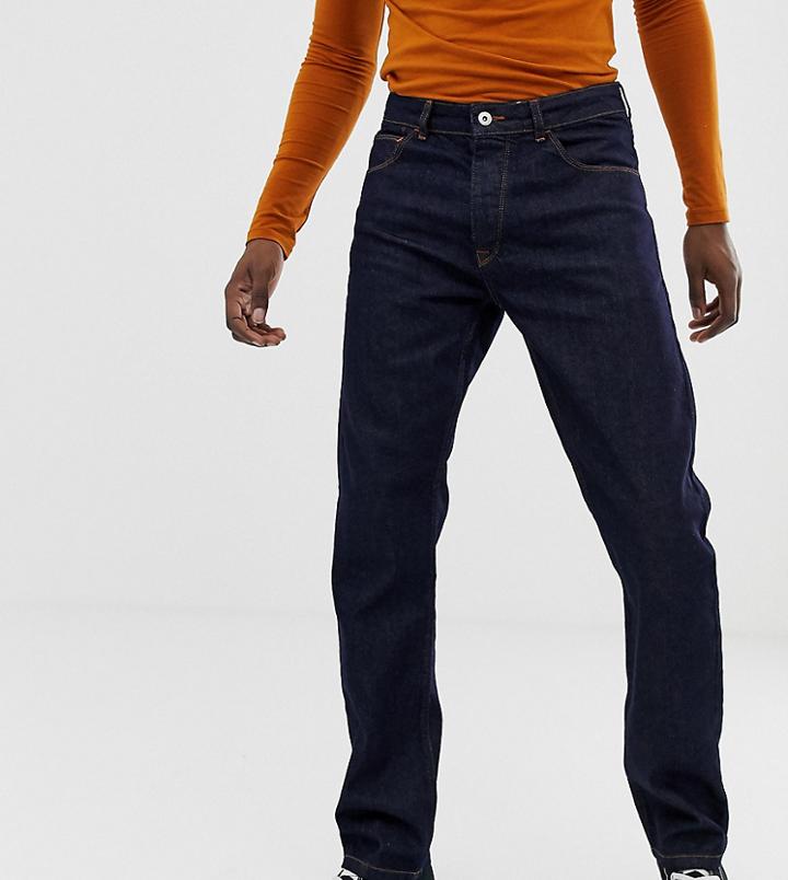 Heart & Dagger Original Fit Jeans In Raw Indigo Denim-blue