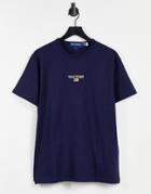 Polo Ralph Lauren Sport Capsule Central Logo T-shirt In Cruise Navy