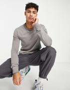 Asos Design Muscle Sweatshirt In Grey-gray