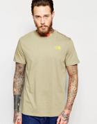 The North Face T-shirt With Chest Logo - Moss