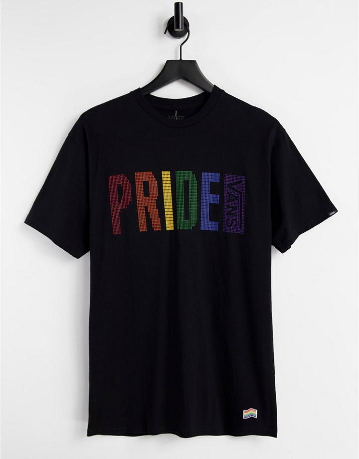 Vans Pride T-shirt In Black
