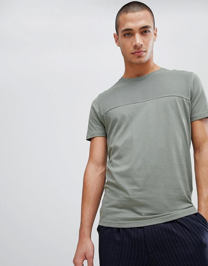 Selected T-shirt - Green