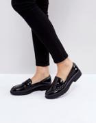 Head Over Heels By Dune Gemm Tassel Loafers - Black