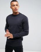 Brave Soul Turtleneck Sweater - Navy