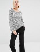 Cheap Monday Knit Sweater With Open Back - Multi