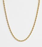 Regal Rose Gold Plated Twisted Necklace - Gold