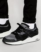 Puma Blaze Knit Sneakers - Black