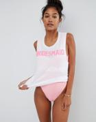 Private Party Bridesmaid Tank Top - White