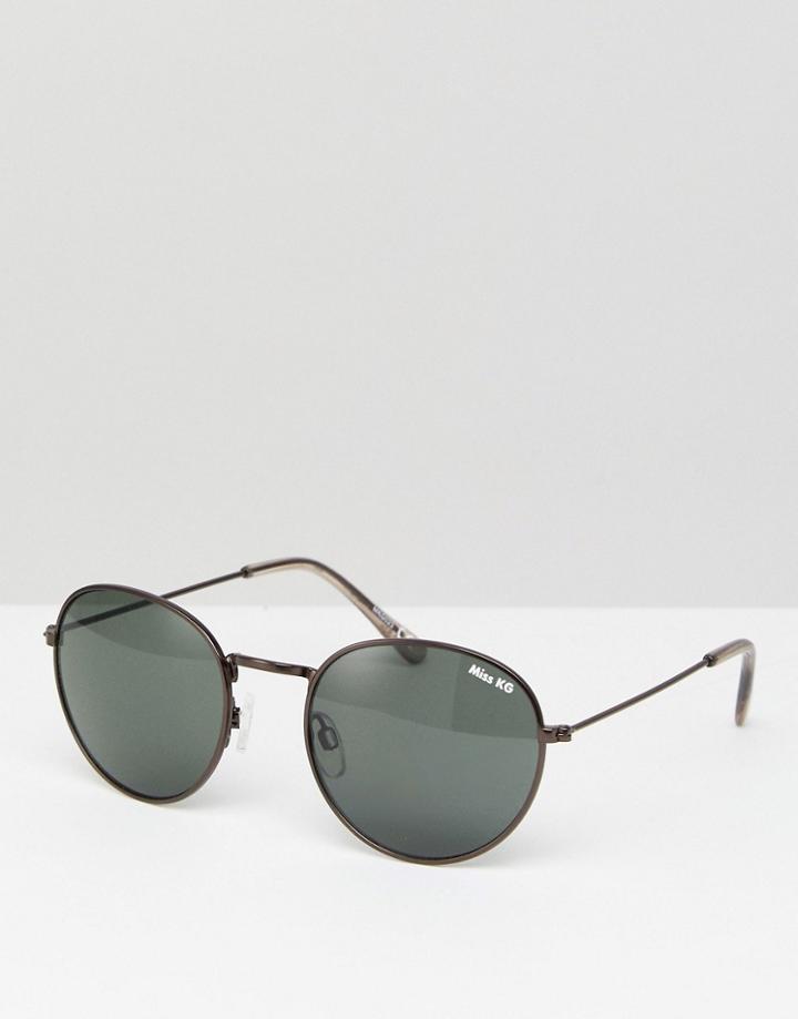 Miss Kg Round Sunglasses - Black