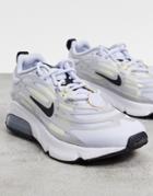 Nike Air Max Exosense Sneakers In Silver And Cream