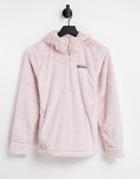 Columbia Bundle Up 1/2 Zip Hoodie In Pink