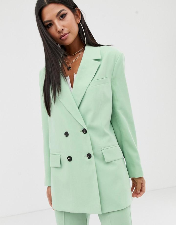 Asos Design Apple Dad Suit Blazer-green