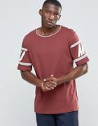 Puma Logo Sleeve T-shirt - Red