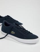 Lacoste Lerond Bl 2 Sneakers In Blue Canvas