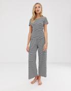 Asos Design Mix & Match Stripe Lettuce Pyjama Pants-multi