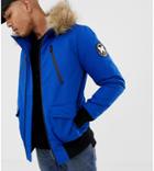 Good For Nothing Parka Jacket In Blue Exclusive To Asos - Blue