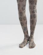 Jonathan Aston Jewelled Peacock Tight - Beige