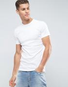 Lindbergh Basic Muscle Fit T-shirt - White