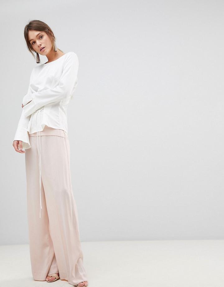 Keepsake Escape Wide Leg Pants - Cream