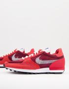 Nike Dbreak-type Mesh Sneakers In Team Red/metallic Silver