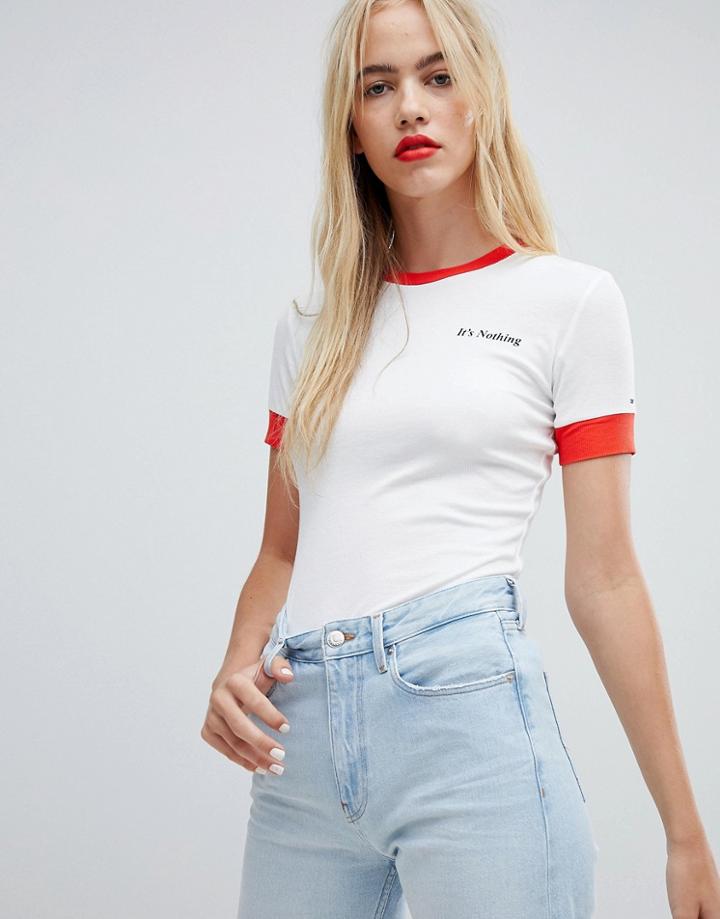 Tommy Jeans Retro T-shirt With Logo - White