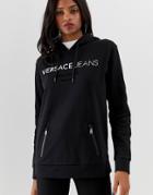 Versace Jeans 3d Logo Hoody - Black
