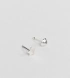 Designb Stud & Star Nose Piercings In Sterling Silver Exclusive To Asos - Silver