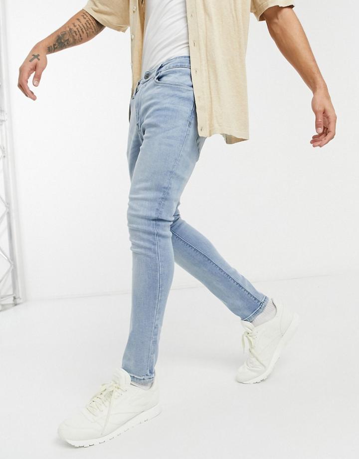 Voi Sirius Super Skinny Jeans In Light Blue-blues