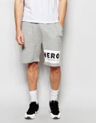 Hero's Heroine Sweat Shorts - Gray Marl