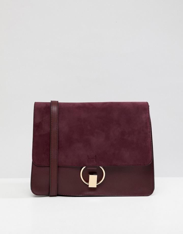 Warehouse Satchel Bag In Berry - Purple