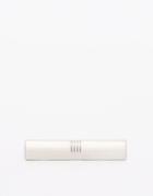 Asos Tie Bar With Stripe In Silver - Silver