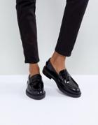 Vagabond Alex Black Leather Loafer - Black
