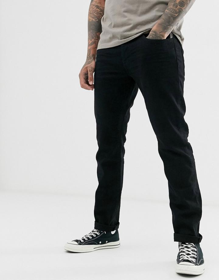 Esprit Slim Fit Jean In Black Rinse Wash