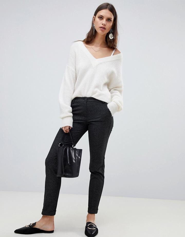 Emme Attuale Tailored Skinny Pants - Gray