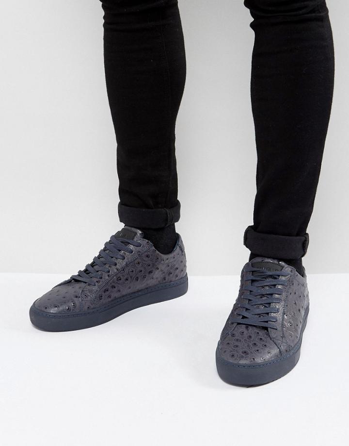 Religion Ostrich Sneakers In Blue - Blue