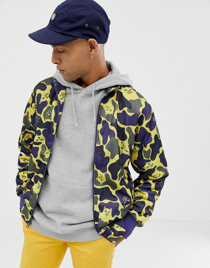 Ripndip Nerm Camo Track Jacket In Green