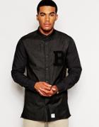 Boxfresh Cosham Varsity Shirt - Black