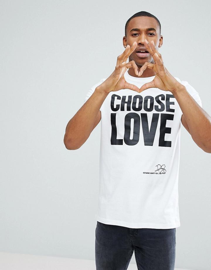 Asos X Help Refugees T-shirt In White - White