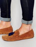 Bobbies Le Dandy Suede Driving Shoe - Tan