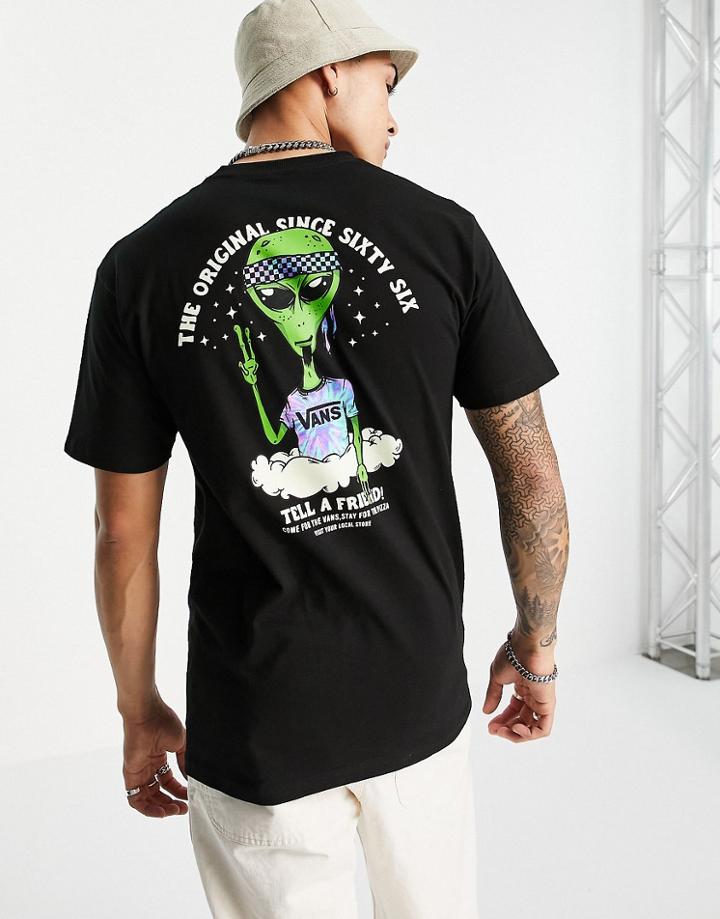 Vans Just Visiting T-shirt In Black