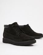 Timberland Kenniston Nellie Black Leather Ankle Boots - Black