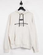 The Couture Club Flock Signature Hoodie In Off White