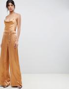 Bec & Bridge Feel The Heat Jumpsuit - Gold