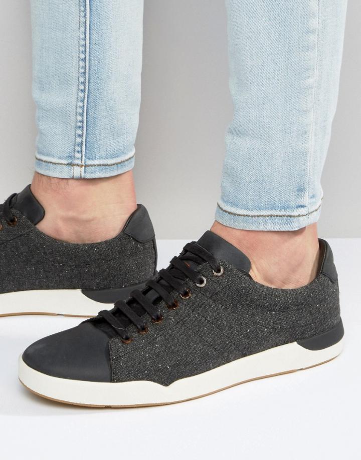Boss Orange By Hugo Boss Tweed Sneakers - Gray